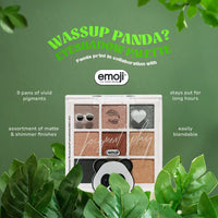 Pigment Play X Emoji Eyeshadow Palette Group-Wassup Panda?