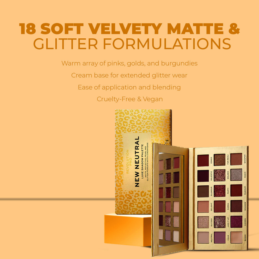 Revolution Pro New Neutral Shadow Palette Revolution Pro New Neutral Shadow Palette