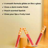 I Heart Revolution Tasty Peach Soft Peach Liquid Lipstick Group-Delight