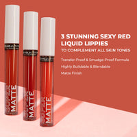 Revolution Relove Supermatte Liquid Lip Set Group-Heat