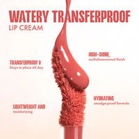 Focallure Watery Transferproof Lip Cream Group- PK01 Berry Nude