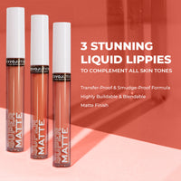 Revolution Relove Supermatte Liquid Lip Set Group-Blush