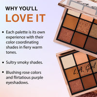 L.A. Girl Keep It Playful 9 Color Eye Palette Group-Foreplay
