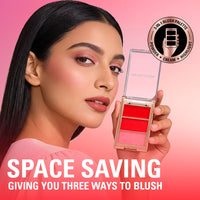 Makeup Revolution Blush Icon Palette Group - Rebellious Red A