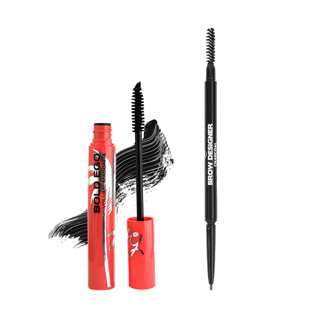 Bh Los Angeles Lash & Brow Duo – Mega Volume Mascara + Dual-Ended Brow Pencil