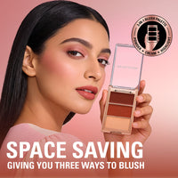 Makeup Revolution Blush Icon Palette Group - Teddy-Nude A