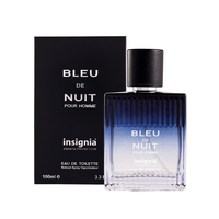 INSIGNIA BLEU DE NUIT Pour Homme Eau De Toilette 100ml INSIGNIA BLEU DE NUIT Pour Homme Eau De Toilette 100ml