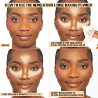 Makeup Revolution Loose Baking Powder Group-Banana