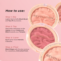 Makeup Revolution Reloaded Blusher Group - Ballerina 08