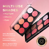 Makeup Revolution Ultra Blush Palette Group - Sugar and Spice 03