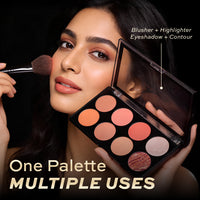 Makeup Revolution Ultra Blush Palette Group - Hot Spice 01