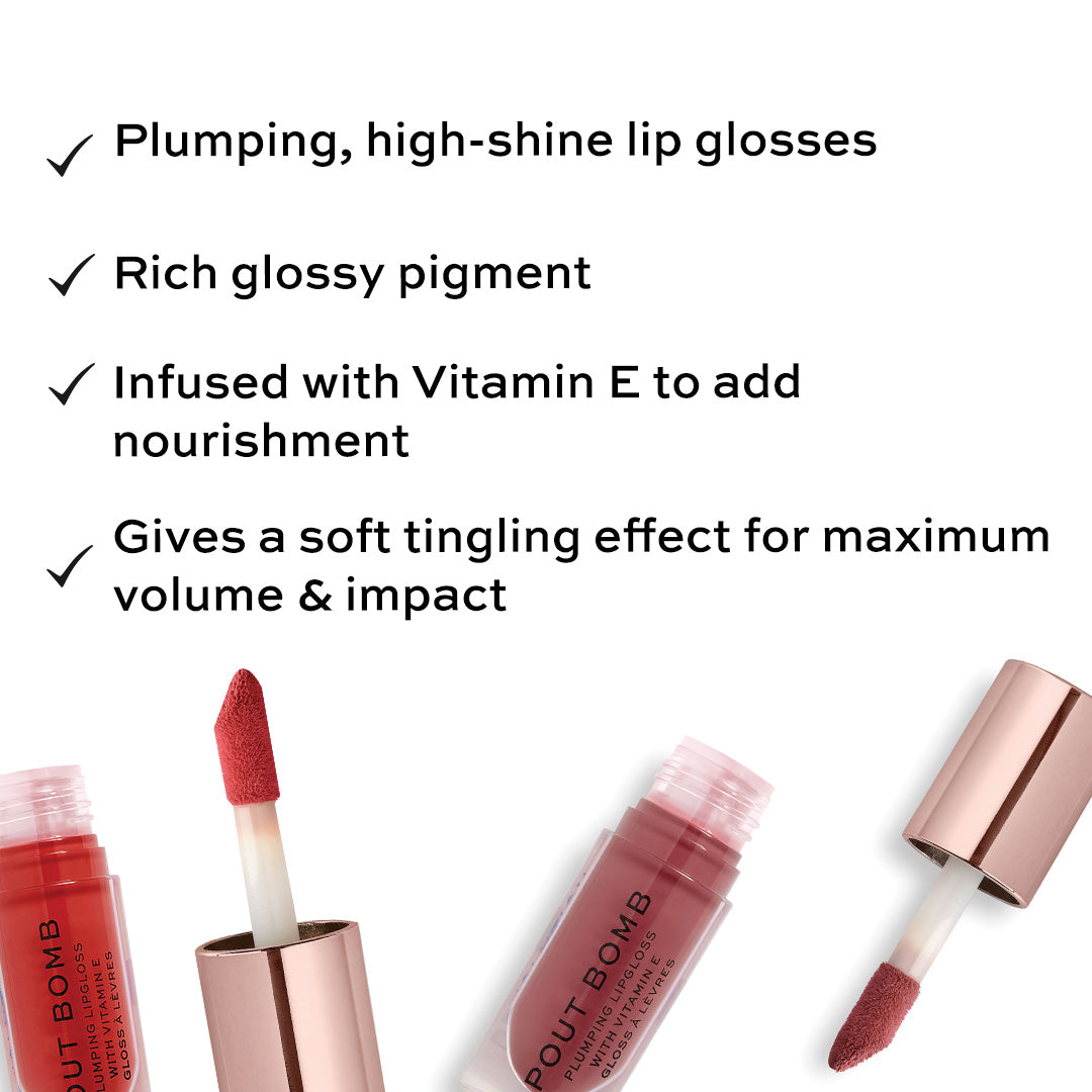 Makeup Revolution Pout Bomb Plumping Gloss Makeup Revolution Pout Bomb Plumping Gloss
