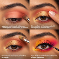 Makeup Revolution Forever Flawless Bird of Paradise Eyeshadow Palette Makeup Revolution Forever Flawless Bird of Paradise Eyeshadow Palette