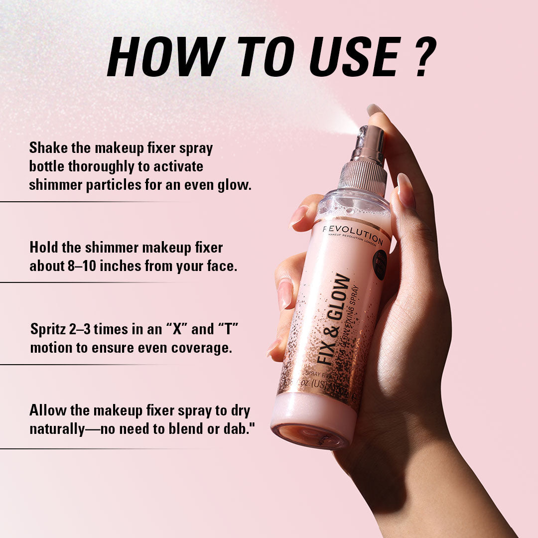 Makeup Revolution Fix & Glow Fixing Spray Makeup Revolution Fix & Glow Fixing Spray