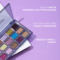 Makeup Revolution Reflective Eyeshadow Palette - Ultra Violet Makeup Revolution Reflective Eyeshadow Palette - Ultra Violet