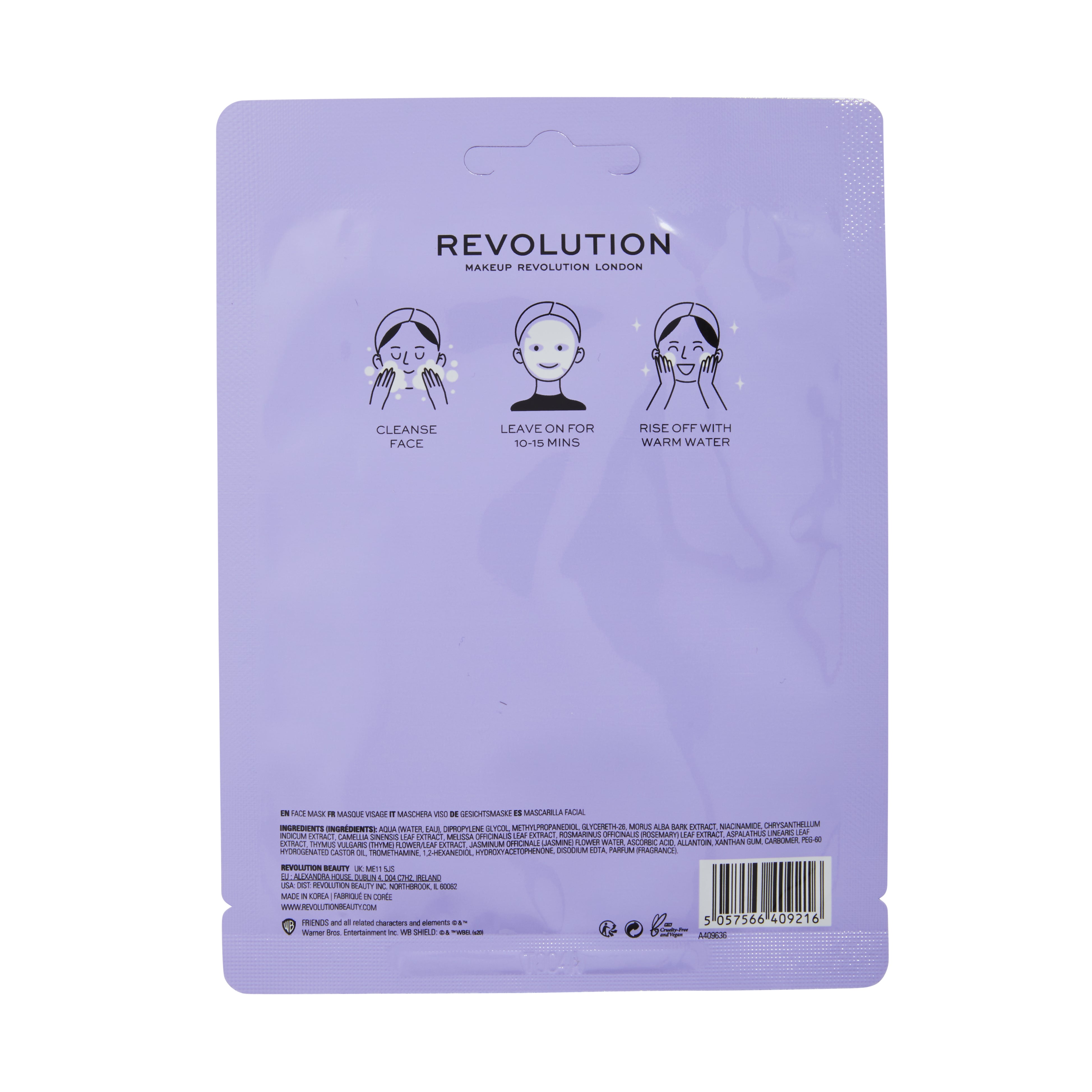 Makeup Revolution X Friends Monica Niacinamide Sheet Mask Makeup Revolution X Friends Monica Niacinamide Sheet Mask
