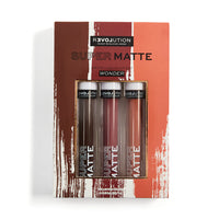 Revolution Relove Supermatte Liquid Lip Set Group-Wonder