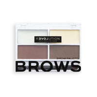 Revolution Relove Colour Cult Brow Palette Group-Dark