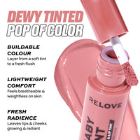 Revolution Relove Baby Lip & Cheek Tint Group - Rose
