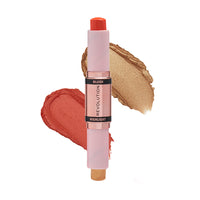 Makeup Revolution Blush & Highlight Stick Group-Coral Dew