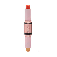 Makeup Revolution Blush & Highlight Stick Group-Coral Dew