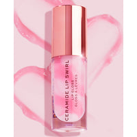 Makeup Revolution Ceramide Swirl Lip Gloss Group-Gloss Clear