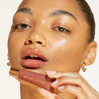 Makeup Revolution Juicy Peptide Lip Balm Group-Nude Latte