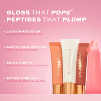 Makeup Revolution Juicy Peptide Lip Balm Group-Clear Ice