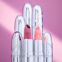 Revolution Metallic Muse Glitter Lipstick Group-Baby Pink