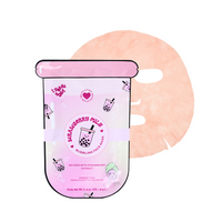 I Heart Revolution Bubble Tea Matcha Tea Bubble Sheet Mask Group-Strawberry Pink