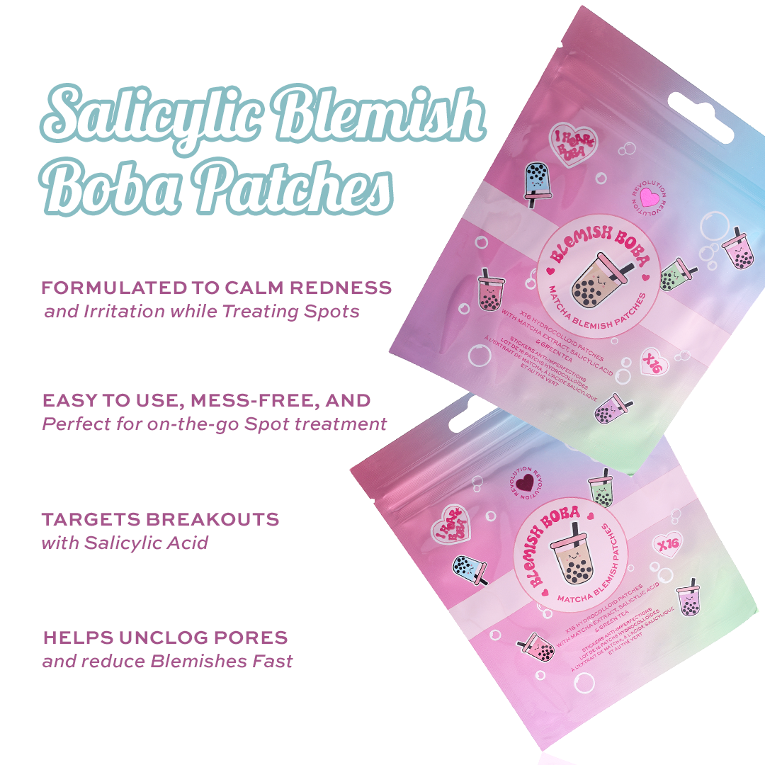 I Heart Revolution Bubble Tea Salicylic Blemish Boba Patches I Heart Revolution Bubble Tea Salicylic Blemish Boba Patches