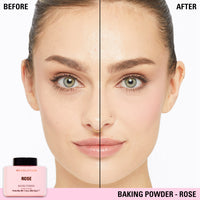 Makeup Revolution Loose Baking Powder Group-Rose