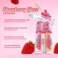 I Heart Revolution Strawberry Glaze Lip Gloss Group-Clearly Cream