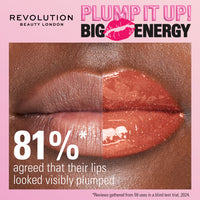 Makeup Revolution Pout Bomb Shimmer Gloss Group-Nude Glow