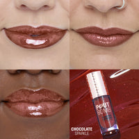 Makeup Revolution Pout Bomb Shimmer Gloss Group-Chocolate Sparkle