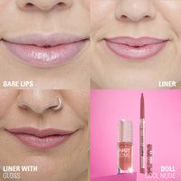 Makeup Revolution Pout Bomb Plumping Lip Liner Group-Doll Cool Nude