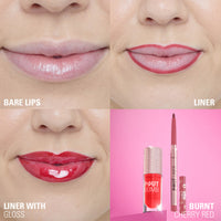 Makeup Revolution Pout Bomb Plumping Lip Liner Group-Burnt Cherry Red