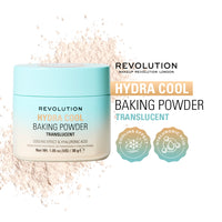 Revolution Hydra Cool Cooling Loose Baking Powder - Translucent Revolution Hydra Cool Cooling Loose Baking Powder - Translucent