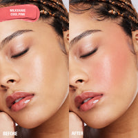 Revolution Superdewy Liquid Blush Burst Group- Strawberry Milkshake Cool Pink