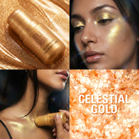 Revolution Jelly Shine Eye, Face & Body Highlight Group - Celestial Gold A