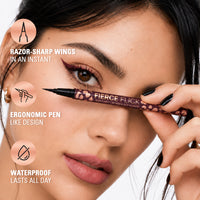 Revolution Fierce Flick Felt Eyeliner Pen Group - Cherry Coded Burgundy A