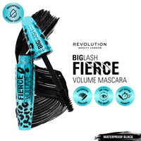 Revolution Big Lash Fierce Colour Mascara Group - Black Waterproof A