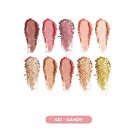 LN PRO Multi-Finish Eyeshadow Palette Group-Sandy 401