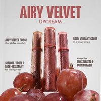 Focallure Airy Velvet Lipcream - Pack of 3 Group-Soft Glam Trio