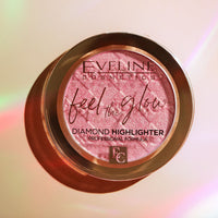 Eveline Cosmetics Feel The Glow Diamond Highlighter Group-03 ROSE GOLD