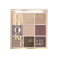 Eveline Cosmetics Look Up 9 Colors Eyeshadow Palette Group-But Why Not
