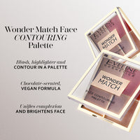 Eveline Cosmetics Wonder Match Face Contouring Palette Group-N01