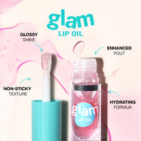 Nicka K Glam Lip Oil Group-Sangria