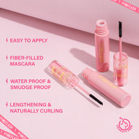 Pinkflash Lengthening Waterproof Micro Brush Mascara Black Pinkflash Lengthening Waterproof Micro Brush Mascara Black