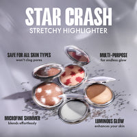 Focallure Star Crash Stretchy Highlighter Group-PK02 Rosettes Light